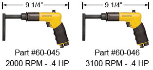 Nova<sup>®</sup> Flat Offset Angle Head 4 5/8 x 4 - 1/4-28 Threaded Spindle Gear