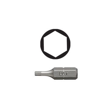 Hex Socket Head Insert Bits - 1/4