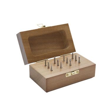 GR12AW パンデリッチ Double Cut Bur Set - 12 Piece 1/8 Shank Carbide with Box