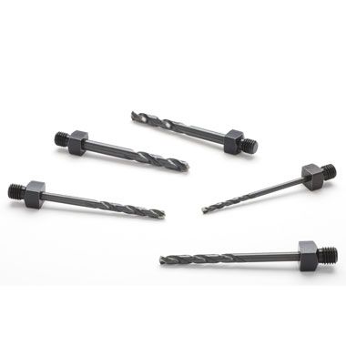 Threaded Shank Adapter Drill NAS 965 Type D - Wire Sizes - Long