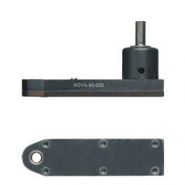 NOAページ Nova® 90° Short Flat Offset Angle Head - 1/4-28 Spindle Gear
