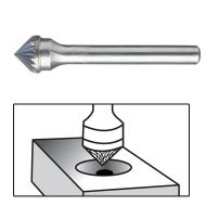 SJ Carbide Burs - 60° Cone