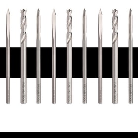 Solid carbide jobber drills - wire, fractional, letter, metric sizes. Carbide brad point drills for composite cutting.